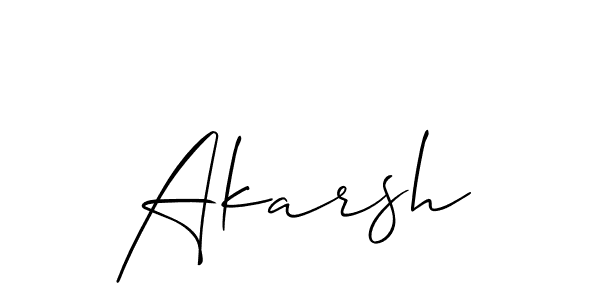 Similarly Allison_Script is the best handwritten signature design. Signature creator online .You can use it as an online autograph creator for name Akarsh. Akarsh signature style 2 images and pictures png