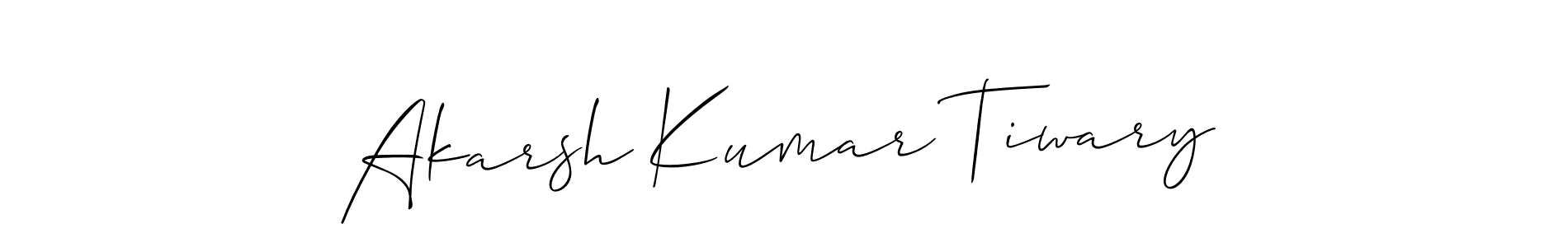 This is the best signature style for the Akarsh Kumar Tiwary name. Also you like these signature font (Allison_Script). Mix name signature. Akarsh Kumar Tiwary signature style 2 images and pictures png