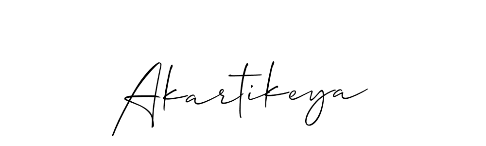 Allison_Script is a professional signature style that is perfect for those who want to add a touch of class to their signature. It is also a great choice for those who want to make their signature more unique. Get Akartikeya name to fancy signature for free. Akartikeya signature style 2 images and pictures png