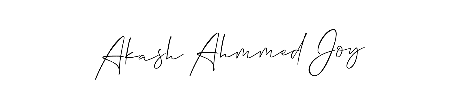 Best and Professional Signature Style for Akash Ahmmed Joy. Allison_Script Best Signature Style Collection. Akash Ahmmed Joy signature style 2 images and pictures png