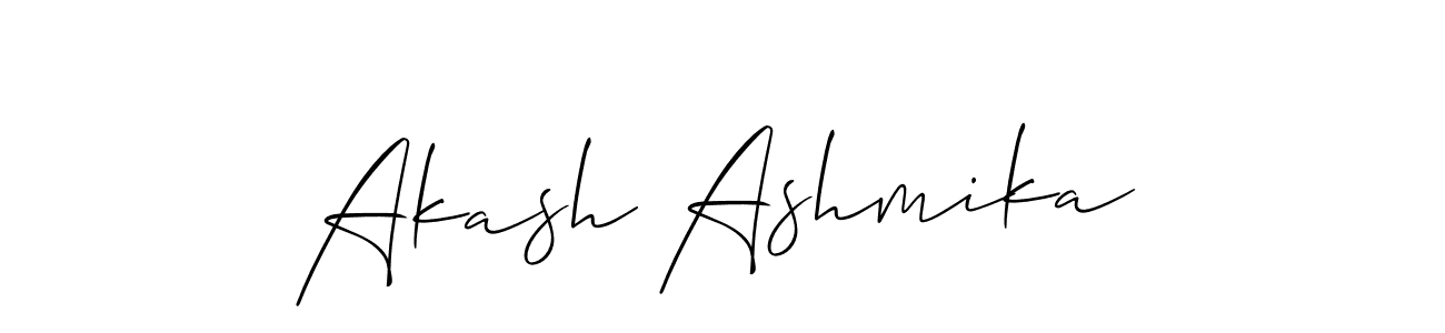 Best and Professional Signature Style for Akash Ashmika. Allison_Script Best Signature Style Collection. Akash Ashmika signature style 2 images and pictures png