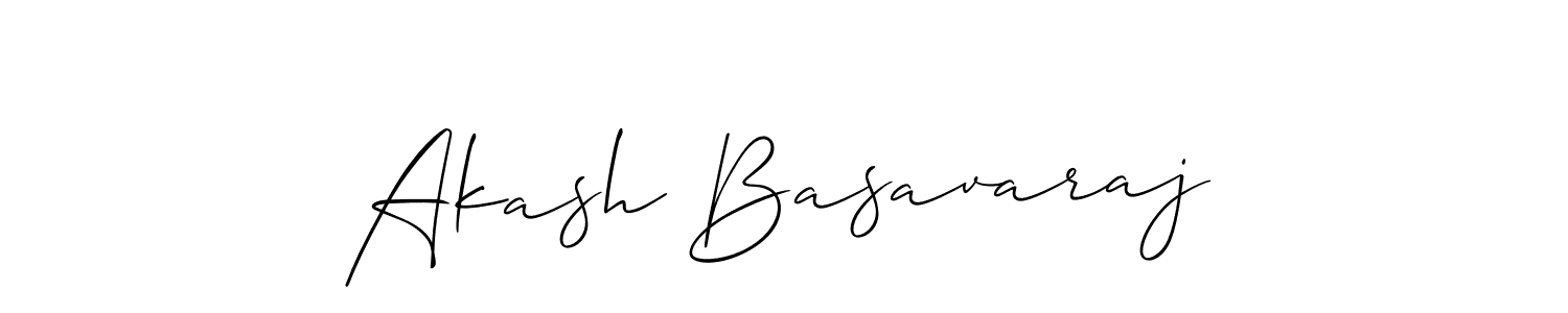 Akash Basavaraj stylish signature style. Best Handwritten Sign (Allison_Script) for my name. Handwritten Signature Collection Ideas for my name Akash Basavaraj. Akash Basavaraj signature style 2 images and pictures png