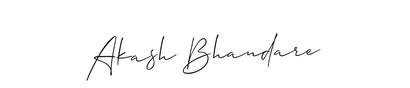 How to Draw Akash Bhandare signature style? Allison_Script is a latest design signature styles for name Akash Bhandare. Akash Bhandare signature style 2 images and pictures png