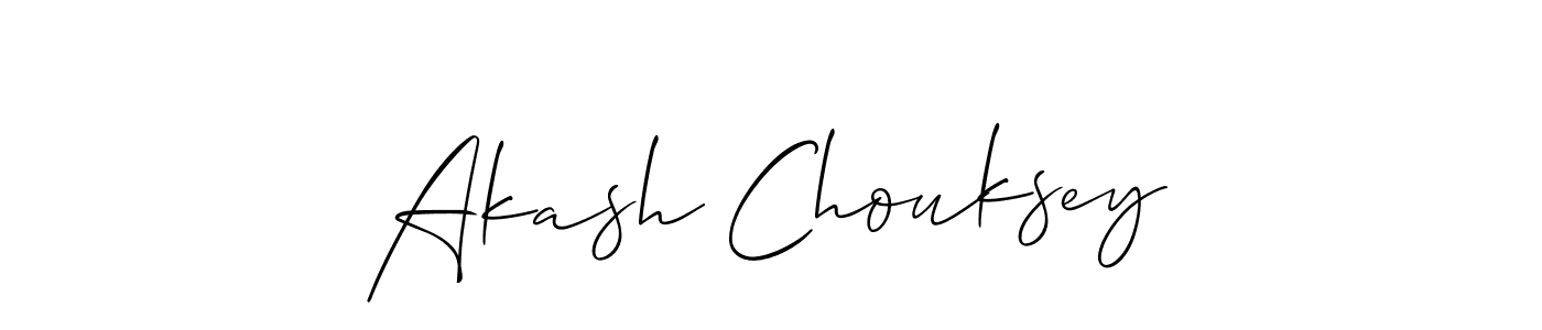 Best and Professional Signature Style for Akash Chouksey. Allison_Script Best Signature Style Collection. Akash Chouksey signature style 2 images and pictures png