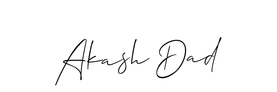 Make a beautiful signature design for name Akash Dad. Use this online signature maker to create a handwritten signature for free. Akash Dad signature style 2 images and pictures png