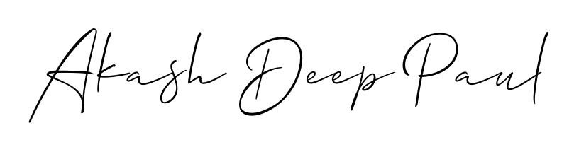 Upgrade your professional image with Akash Deep Paul signature created with Allison_Script font. Fast, free, and watermark-free download. Akash Deep Paul signature style 2 images and pictures png