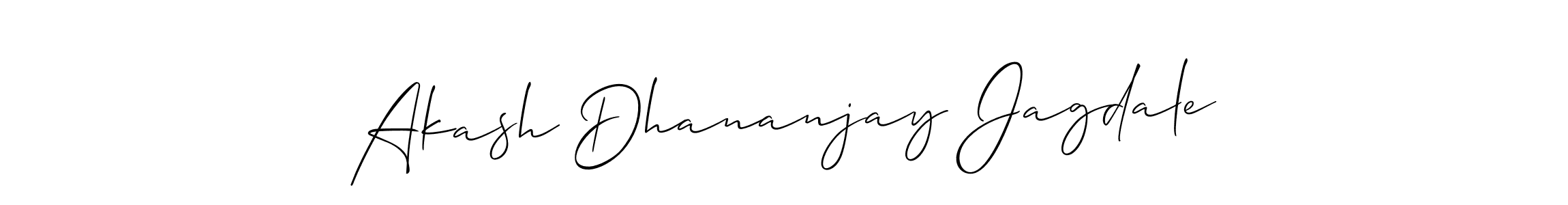 Make a short Akash Dhananjay Jagdale signature style. Manage your documents anywhere anytime using Allison_Script. Create and add eSignatures, submit forms, share and send files easily. Akash Dhananjay Jagdale signature style 2 images and pictures png