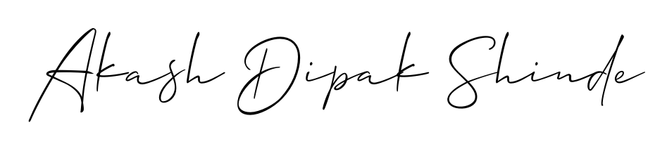You should practise on your own different ways (Allison_Script) to write your name (Akash Dipak Shinde) in signature. Don't let someone else do it for you. Akash Dipak Shinde signature style 2 images and pictures png