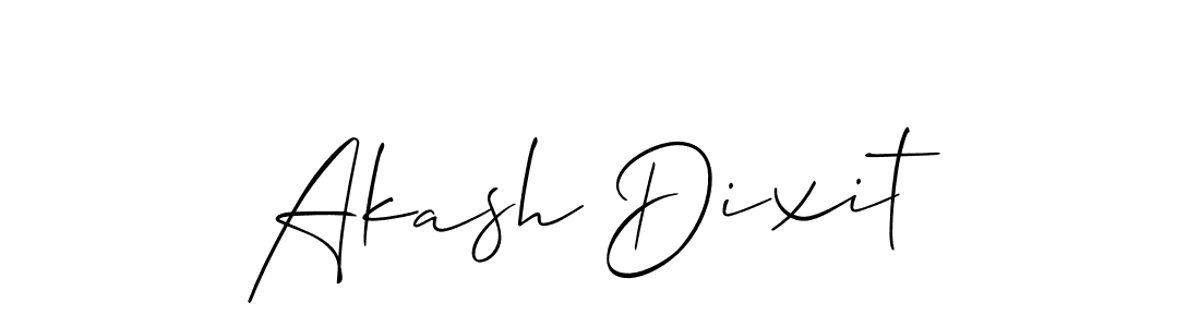 How to make Akash Dixit signature? Allison_Script is a professional autograph style. Create handwritten signature for Akash Dixit name. Akash Dixit signature style 2 images and pictures png