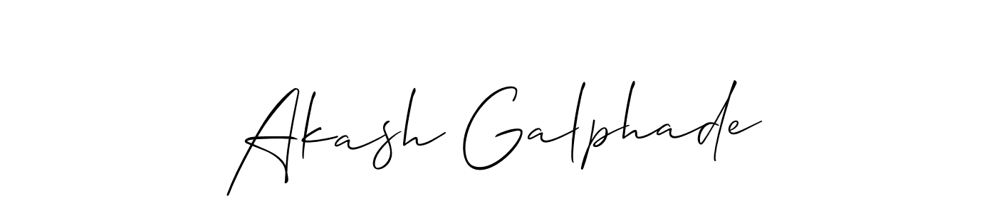 Make a beautiful signature design for name Akash Galphade. Use this online signature maker to create a handwritten signature for free. Akash Galphade signature style 2 images and pictures png