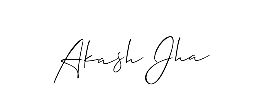 This is the best signature style for the Akash Jha name. Also you like these signature font (Allison_Script). Mix name signature. Akash Jha signature style 2 images and pictures png