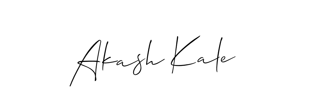 Make a beautiful signature design for name Akash Kale. Use this online signature maker to create a handwritten signature for free. Akash Kale signature style 2 images and pictures png