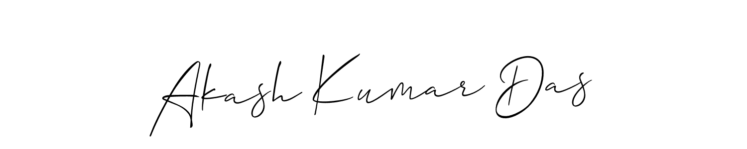 It looks lik you need a new signature style for name Akash Kumar Das. Design unique handwritten (Allison_Script) signature with our free signature maker in just a few clicks. Akash Kumar Das signature style 2 images and pictures png