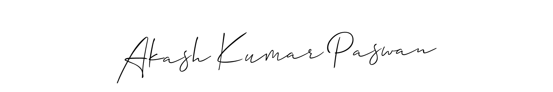 Also You can easily find your signature by using the search form. We will create Akash Kumar Paswan name handwritten signature images for you free of cost using Allison_Script sign style. Akash Kumar Paswan signature style 2 images and pictures png