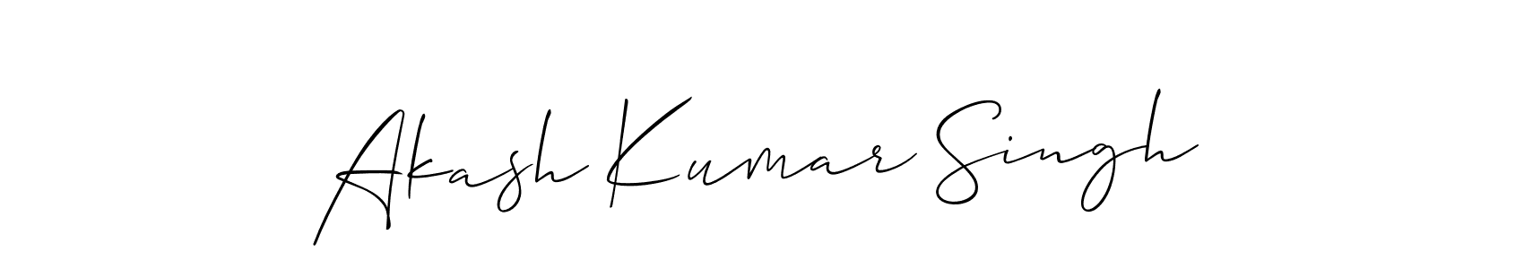 You can use this online signature creator to create a handwritten signature for the name Akash Kumar Singh. This is the best online autograph maker. Akash Kumar Singh signature style 2 images and pictures png