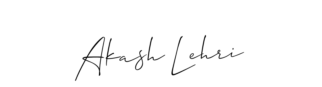 How to Draw Akash Lehri signature style? Allison_Script is a latest design signature styles for name Akash Lehri. Akash Lehri signature style 2 images and pictures png