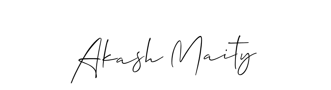 Similarly Allison_Script is the best handwritten signature design. Signature creator online .You can use it as an online autograph creator for name Akash Maity. Akash Maity signature style 2 images and pictures png