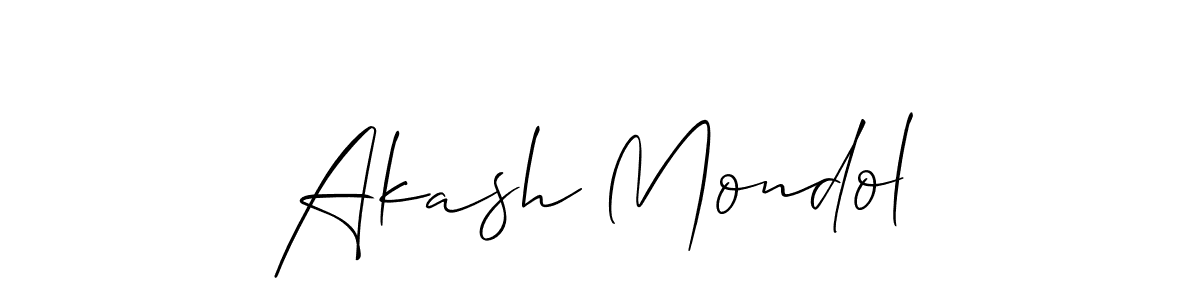 You should practise on your own different ways (Allison_Script) to write your name (Akash Mondol) in signature. don't let someone else do it for you. Akash Mondol signature style 2 images and pictures png