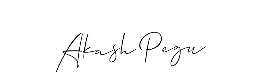 Make a short Akash Pegu signature style. Manage your documents anywhere anytime using Allison_Script. Create and add eSignatures, submit forms, share and send files easily. Akash Pegu signature style 2 images and pictures png
