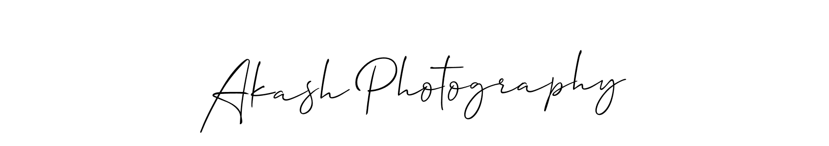 if you are searching for the best signature style for your name Akash Photography. so please give up your signature search. here we have designed multiple signature styles  using Allison_Script. Akash Photography signature style 2 images and pictures png