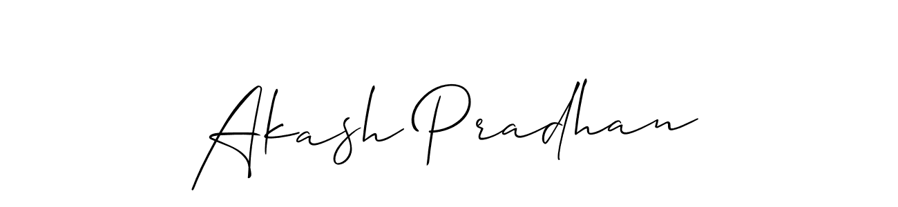 You should practise on your own different ways (Allison_Script) to write your name (Akash Pradhan) in signature. don't let someone else do it for you. Akash Pradhan signature style 2 images and pictures png