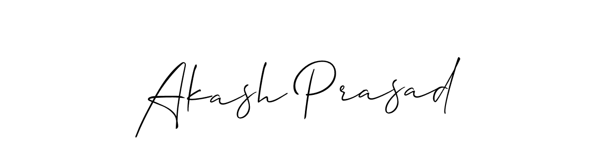 How to make Akash Prasad signature? Allison_Script is a professional autograph style. Create handwritten signature for Akash Prasad name. Akash Prasad signature style 2 images and pictures png