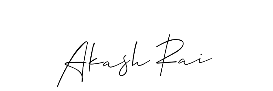 The best way (Allison_Script) to make a short signature is to pick only two or three words in your name. The name Akash Rai include a total of six letters. For converting this name. Akash Rai signature style 2 images and pictures png