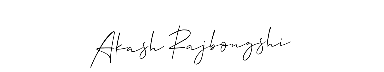 Make a beautiful signature design for name Akash Rajbongshi. With this signature (Allison_Script) style, you can create a handwritten signature for free. Akash Rajbongshi signature style 2 images and pictures png