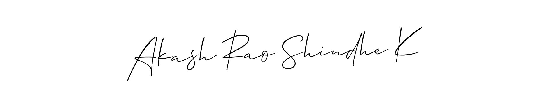 How to Draw Akash Rao Shindhe K signature style? Allison_Script is a latest design signature styles for name Akash Rao Shindhe K. Akash Rao Shindhe K signature style 2 images and pictures png