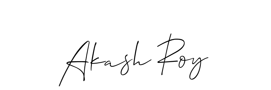 Allison_Script is a professional signature style that is perfect for those who want to add a touch of class to their signature. It is also a great choice for those who want to make their signature more unique. Get Akash Roy name to fancy signature for free. Akash Roy signature style 2 images and pictures png