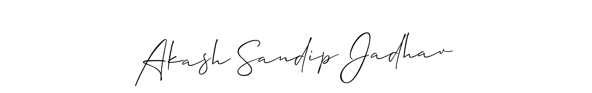 You should practise on your own different ways (Allison_Script) to write your name (Akash Sandip Jadhav) in signature. don't let someone else do it for you. Akash Sandip Jadhav signature style 2 images and pictures png