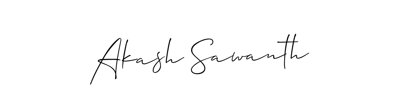 Make a short Akash Sawanth signature style. Manage your documents anywhere anytime using Allison_Script. Create and add eSignatures, submit forms, share and send files easily. Akash Sawanth signature style 2 images and pictures png