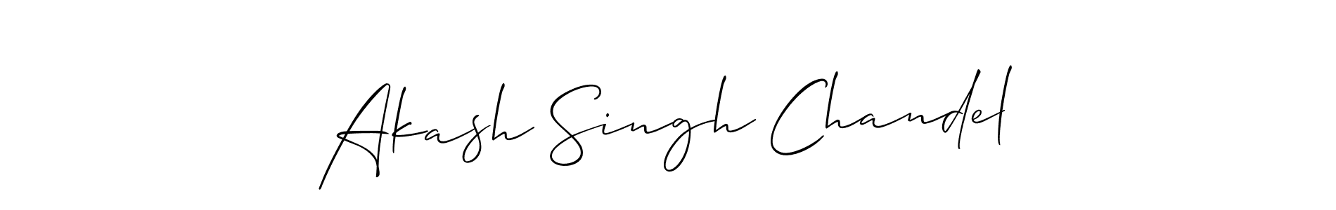 Similarly Allison_Script is the best handwritten signature design. Signature creator online .You can use it as an online autograph creator for name Akash Singh Chandel. Akash Singh Chandel signature style 2 images and pictures png