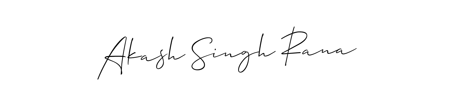 How to make Akash Singh Rana signature? Allison_Script is a professional autograph style. Create handwritten signature for Akash Singh Rana name. Akash Singh Rana signature style 2 images and pictures png