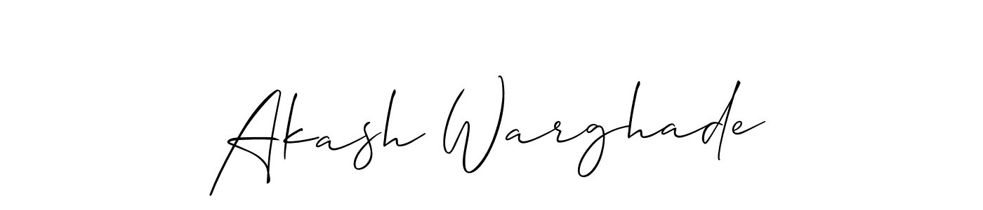 Also You can easily find your signature by using the search form. We will create Akash Warghade name handwritten signature images for you free of cost using Allison_Script sign style. Akash Warghade signature style 2 images and pictures png