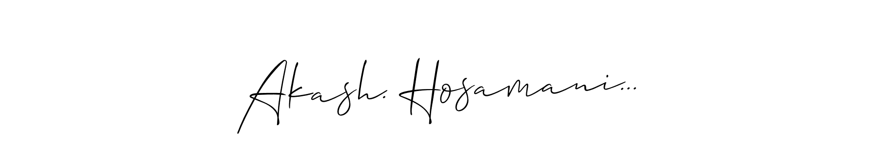 How to Draw Akash. Hosamani... signature style? Allison_Script is a latest design signature styles for name Akash. Hosamani.... Akash. Hosamani... signature style 2 images and pictures png