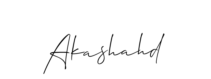 Make a beautiful signature design for name Akashahd. Use this online signature maker to create a handwritten signature for free. Akashahd signature style 2 images and pictures png