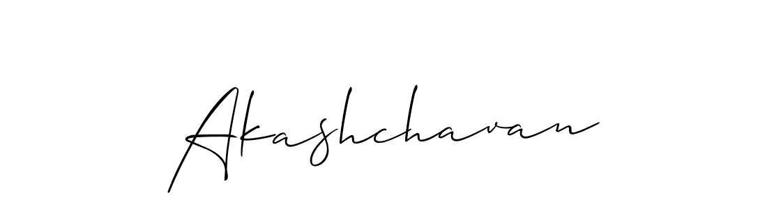 How to make Akashchavan name signature. Use Allison_Script style for creating short signs online. This is the latest handwritten sign. Akashchavan signature style 2 images and pictures png