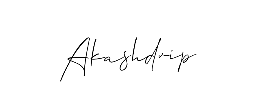 You should practise on your own different ways (Allison_Script) to write your name (Akashdvip) in signature. don't let someone else do it for you. Akashdvip signature style 2 images and pictures png