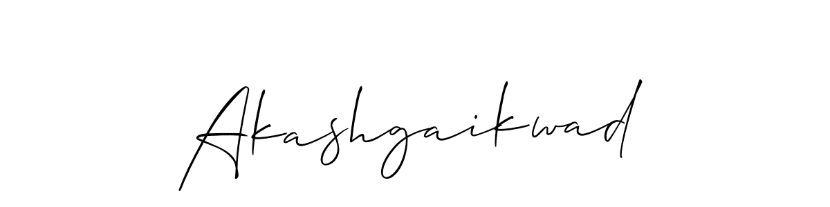 Create a beautiful signature design for name Akashgaikwad. With this signature (Allison_Script) fonts, you can make a handwritten signature for free. Akashgaikwad signature style 2 images and pictures png