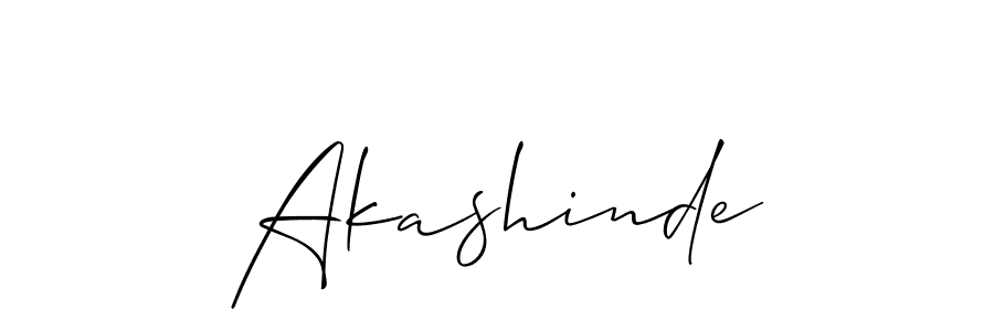 You should practise on your own different ways (Allison_Script) to write your name (Akashinde) in signature. don't let someone else do it for you. Akashinde signature style 2 images and pictures png
