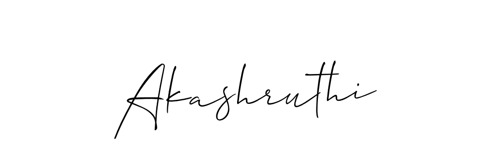 Similarly Allison_Script is the best handwritten signature design. Signature creator online .You can use it as an online autograph creator for name Akashruthi. Akashruthi signature style 2 images and pictures png