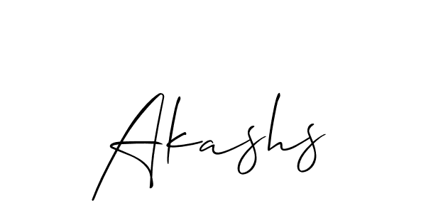 You should practise on your own different ways (Allison_Script) to write your name (Akashs) in signature. don't let someone else do it for you. Akashs signature style 2 images and pictures png