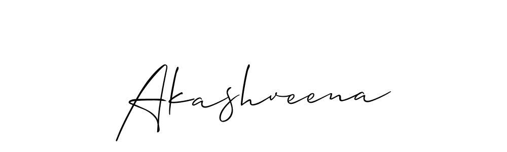Also we have Akashveena name is the best signature style. Create professional handwritten signature collection using Allison_Script autograph style. Akashveena signature style 2 images and pictures png