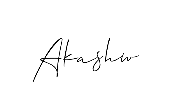 Allison_Script is a professional signature style that is perfect for those who want to add a touch of class to their signature. It is also a great choice for those who want to make their signature more unique. Get Akashw name to fancy signature for free. Akashw signature style 2 images and pictures png