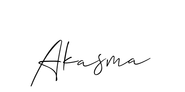 You can use this online signature creator to create a handwritten signature for the name Akasma. This is the best online autograph maker. Akasma signature style 2 images and pictures png