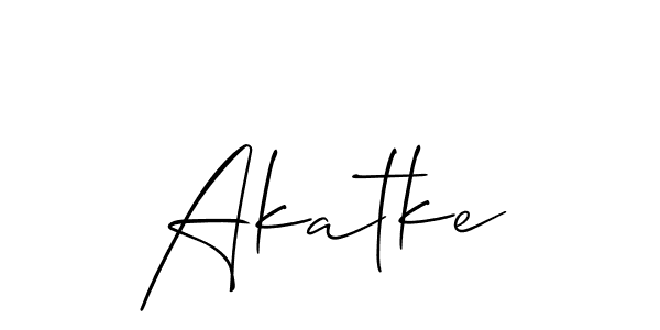 You can use this online signature creator to create a handwritten signature for the name Akatke. This is the best online autograph maker. Akatke signature style 2 images and pictures png