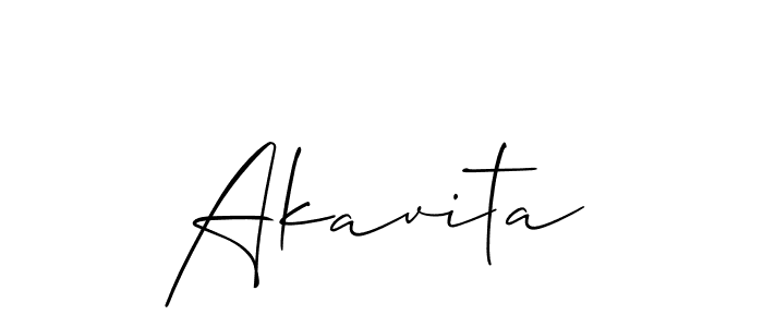 Make a beautiful signature design for name Akavita. Use this online signature maker to create a handwritten signature for free. Akavita signature style 2 images and pictures png