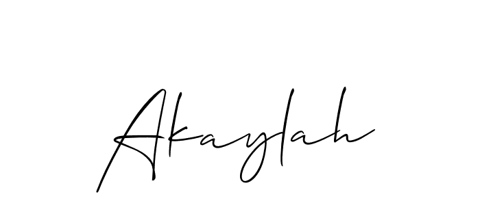 Make a short Akaylah signature style. Manage your documents anywhere anytime using Allison_Script. Create and add eSignatures, submit forms, share and send files easily. Akaylah signature style 2 images and pictures png