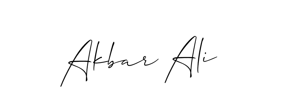 Best and Professional Signature Style for Akbar Ali. Allison_Script Best Signature Style Collection. Akbar Ali signature style 2 images and pictures png